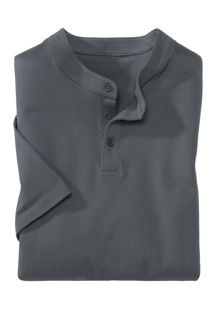 John Devin John Devin Henleyshirt T-Shirt Herren - anthrazit - 0 | SportScheck