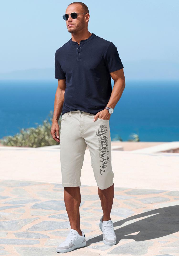 John Devin John Devin Henleyshirt T-Shirt Herren - navy - 2 | SportScheck