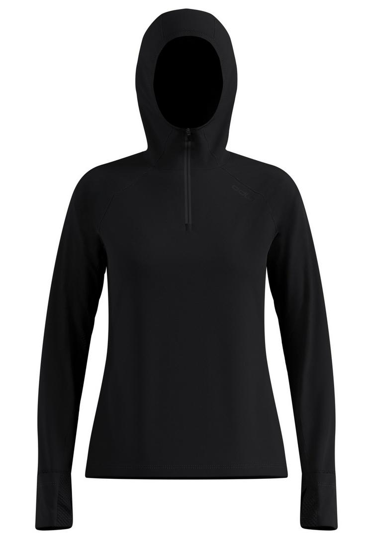 Odlo Odlo Laufhoodie Damen - black(15000) - 0 | SportScheck