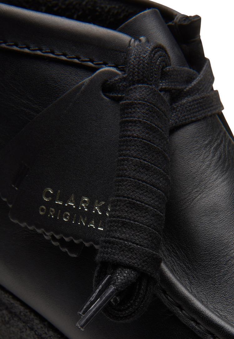 Clarks Originals Clarks Originals Wallabee Halbschuhe Herren - 1216 Black Leather - 7 | SportScheck