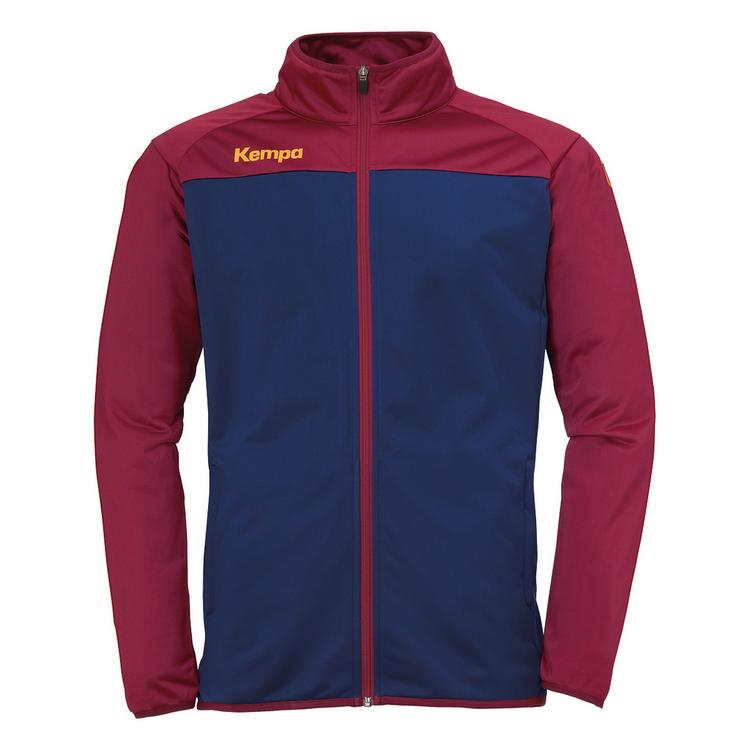 Kempa Kempa PRIME POLY JACKE Kids Trainingsjacke Kinder - deep blau/deep rot - 0 | SportScheck
