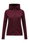 Peak Performance Fleecejacke Damen - bordeauxrot