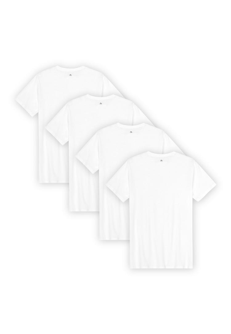 DANISH ENDURANCE DANISH ENDURANCE Ease V-Neck T-Shirt Herren - wei&szlig; - 0 | SportScheck