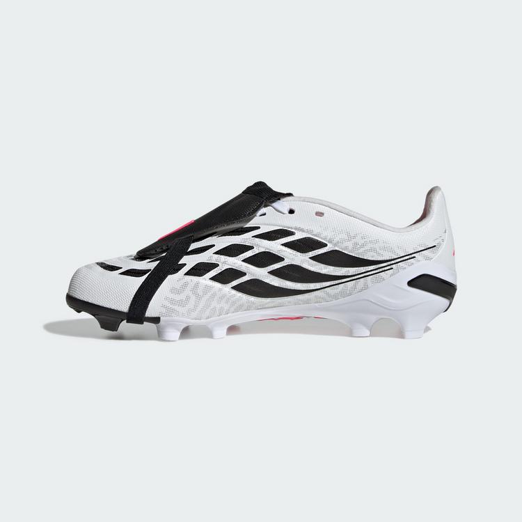 adidas adidas Predator League Kids Fu&szlig;ballschuh, Fu&szlig;ballschuhe Kinder - Cloud White / Solar Turbo / Core Black - 4 | SportScheck