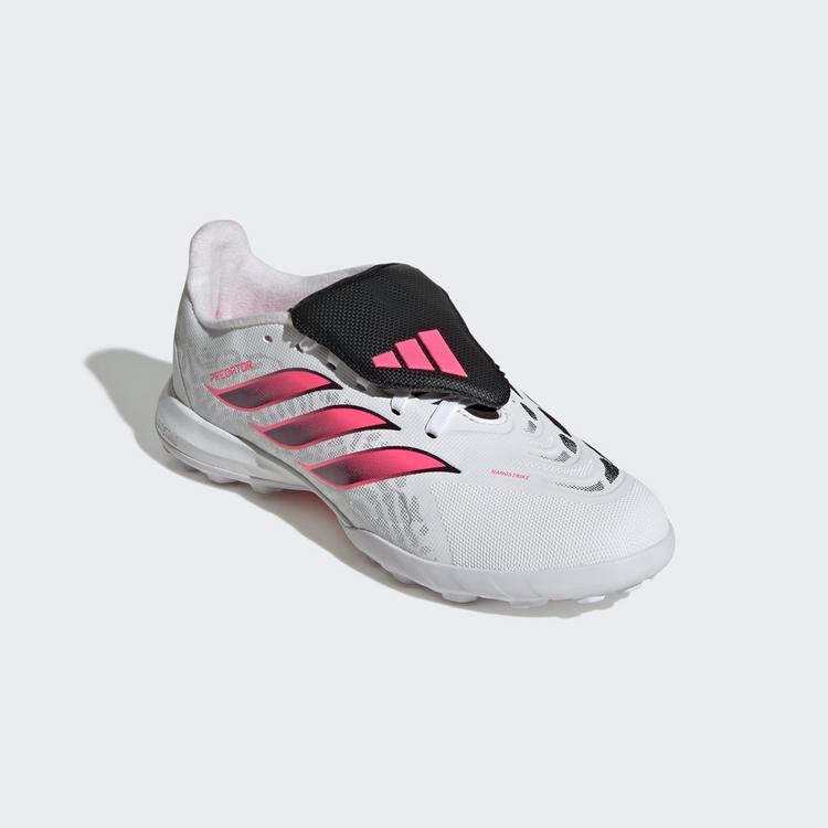 adidas adidas Predator League Kids Fu&szlig;ballschuh, Fu&szlig;ballschuhe Kinder - Cloud White / Solar Turbo / Core Black - 2 | SportScheck