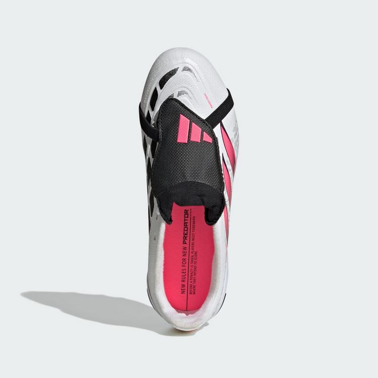 adidas adidas Predator League Kids Fu&szlig;ballschuh, Fu&szlig;ballschuhe Kinder - Cloud White / Solar Turbo / Core Black - 0 | SportScheck