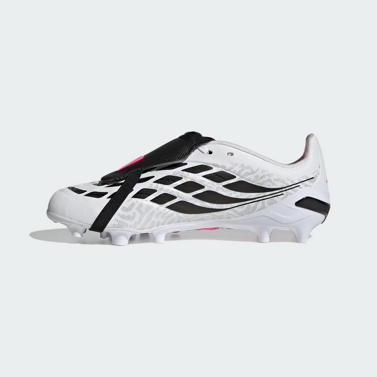adidas adidas Predator League Kids Fu&szlig;ballschuh, Fu&szlig;ballschuhe Kinder - Cloud White / Solar Turbo / Core Black - 4 | SportScheck