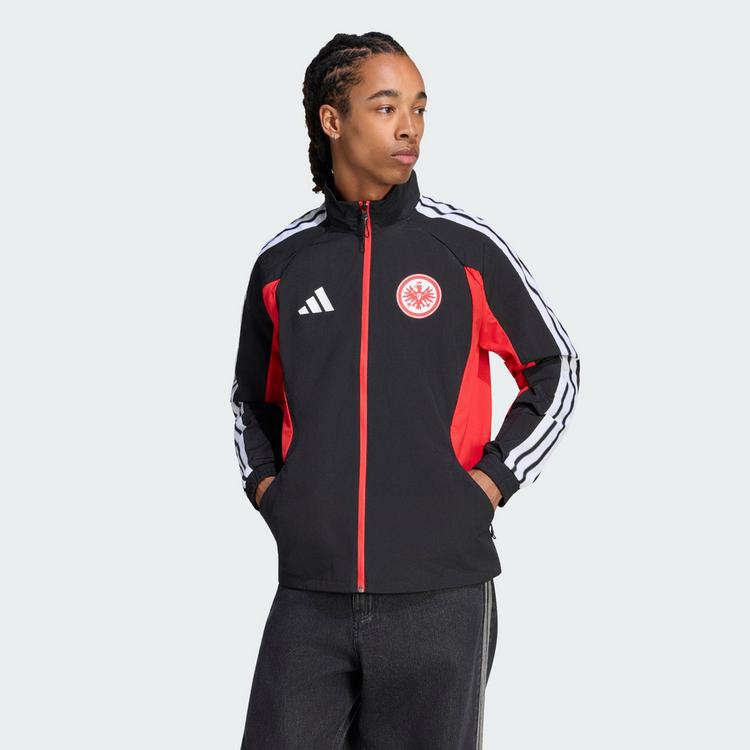 adidas adidas Eintracht Frankfurt Anthem Heimjacke Trainingsjacke Herren - Black / Sge Red - 0 | SportScheck