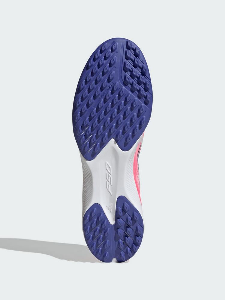 adidas adidas F50 Hyperfast League Fu&szlig;ballschuh, Fu&szlig;ballschuhe - Cloud White / Solar Purple / Solar Turbo - 1 | SportScheck
