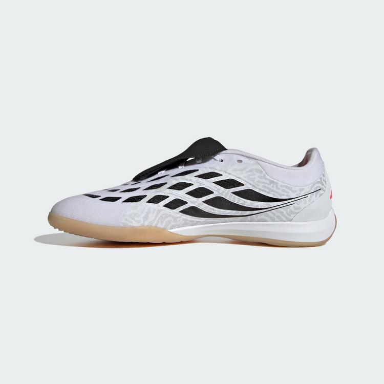 adidas adidas Predator Pro Fu&szlig;ballschuh, Halle, Fu&szlig;ballschuhe - Cloud White / Solar Turbo / Core Black - 4 | SportScheck