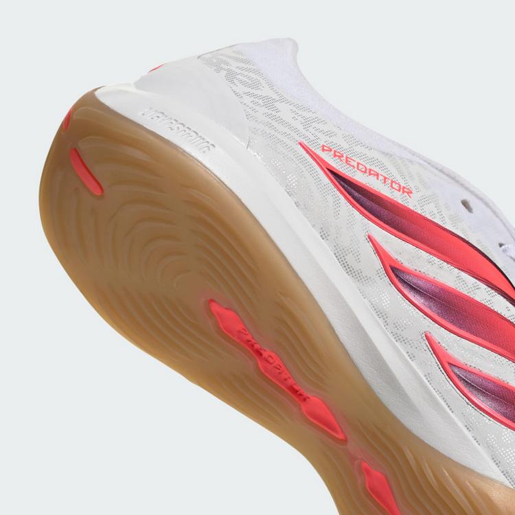 adidas adidas Predator Pro Fu&szlig;ballschuh, Halle, Fu&szlig;ballschuhe - Cloud White / Solar Turbo / Core Black - 5 | SportScheck