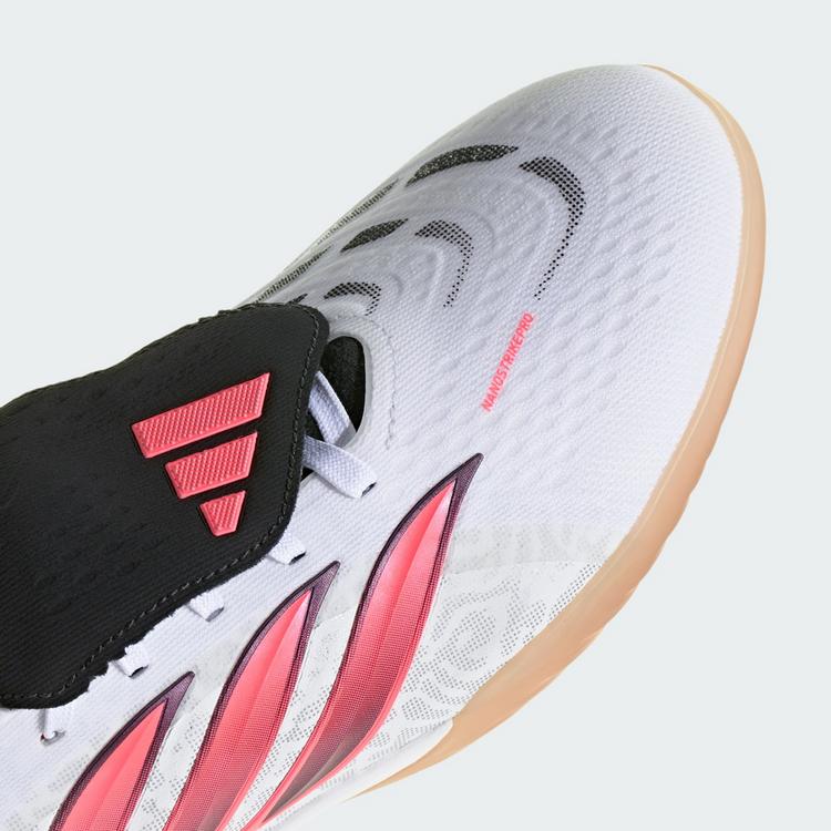 adidas adidas Predator Pro Fu&szlig;ballschuh, Halle, Fu&szlig;ballschuhe - Cloud White / Solar Turbo / Core Black - 6 | SportScheck