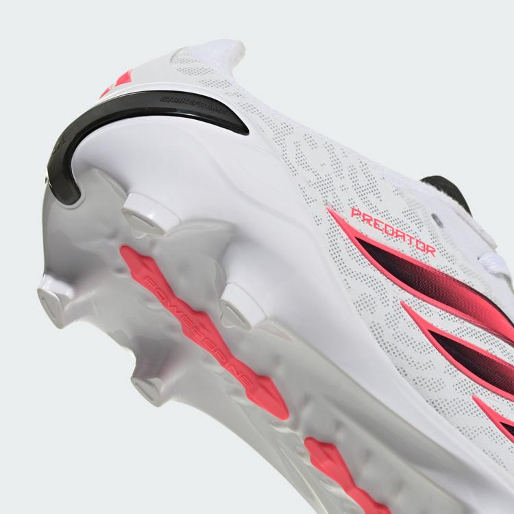 adidas adidas Predator Elite Kids Fu&szlig;ballschuh, feste Fu&szlig;ballschuhe Kinder - Cloud White / Solar Turbo / Core Black - 5 | SportScheck
