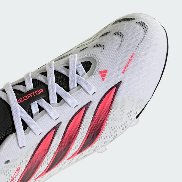 adidas adidas Predator Elite Kids Fu&szlig;ballschuh, feste Fu&szlig;ballschuhe Kinder - Cloud White / Solar Turbo / Core Black - 6 | SportScheck