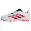 adidas Predator Club Fu&szlig;ballschuh, feste Fu&szlig;ballschuhe - Cloud White / Solar Turbo / Core Black
