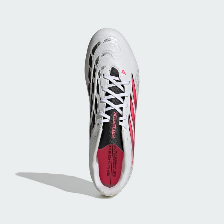 adidas adidas Predator Club Fu&szlig;ballschuh, feste Fu&szlig;ballschuhe - Cloud White / Solar Turbo / Core Black - 0 | SportScheck