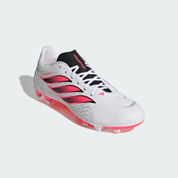 adidas adidas Predator Club Fu&szlig;ballschuh, feste Fu&szlig;ballschuhe - Cloud White / Solar Turbo / Core Black - 2 | SportScheck