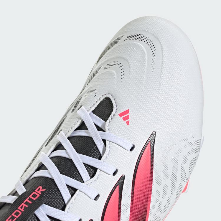 adidas adidas Predator Club Fu&szlig;ballschuh, feste Fu&szlig;ballschuhe - Cloud White / Solar Turbo / Core Black - 6 | SportScheck
