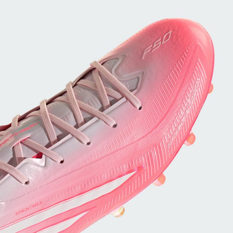 adidas adidas F50 SPARKFUSION ELITE Fu&szlig;ballschuh, Fu&szlig;ballschuhe Damen - Solar Turbo / Cloud White / Distilled Pink - 6 | SportScheck