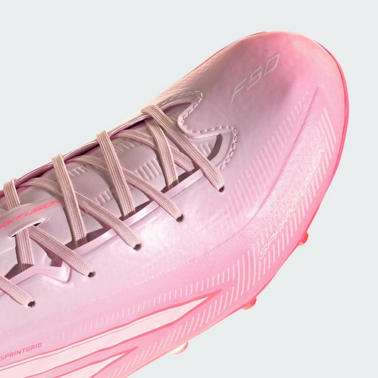adidas adidas F50 SPARKFUSION LEAGUE Fu&szlig;ballschuh, Fu&szlig;ballschuhe Damen - Solar Turbo / Cloud White / Distilled Pink - 6 | SportScheck
