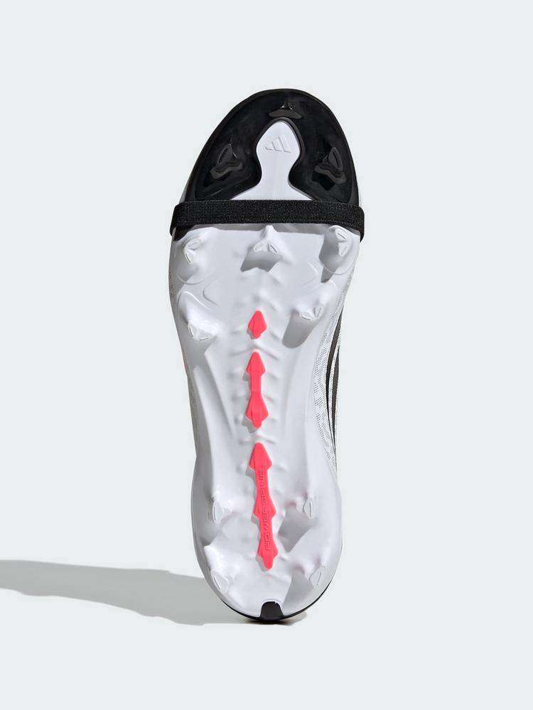 adidas adidas PREDATOR ELITE Kids Fu&szlig;ballschuh, feste Fu&szlig;ballschuhe Kinder - Cloud White / Solar Turbo / Core Black - 1 | SportScheck