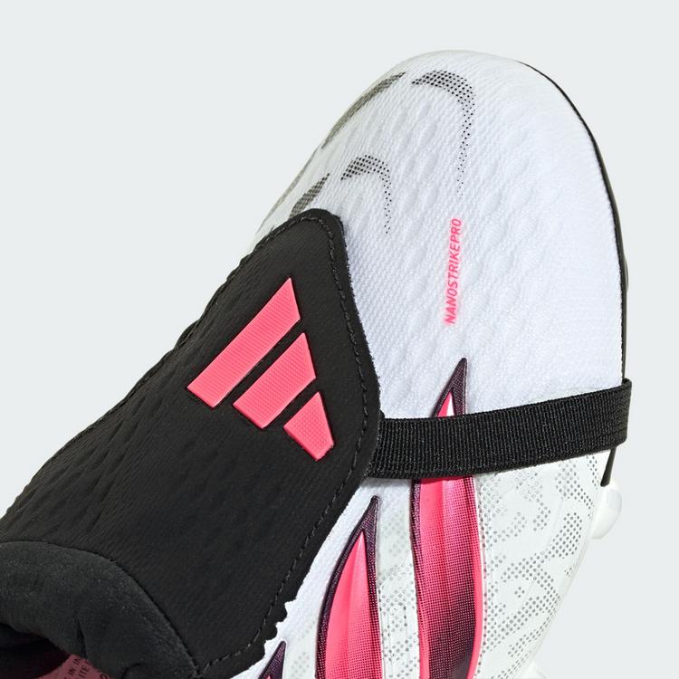 adidas adidas PREDATOR ELITE Kids Fu&szlig;ballschuh, feste Fu&szlig;ballschuhe Kinder - Cloud White / Solar Turbo / Core Black - 6 | SportScheck