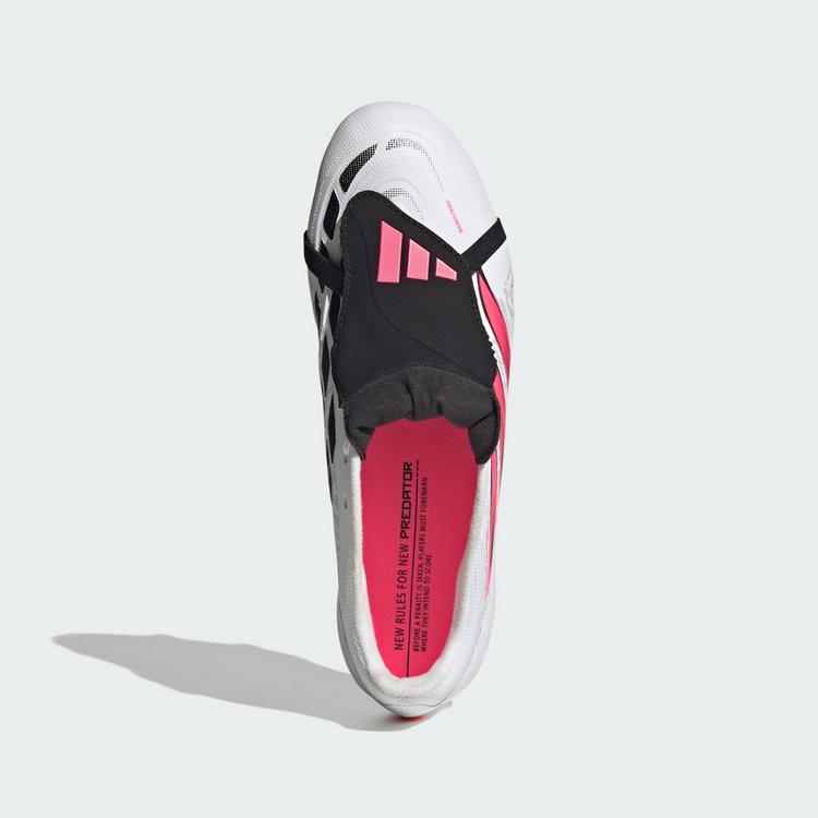adidas adidas Predator League Fu&szlig;ballschuh, weiche Fu&szlig;ballschuhe - Cloud White / Solar Turbo / Core Black - 0 | SportScheck
