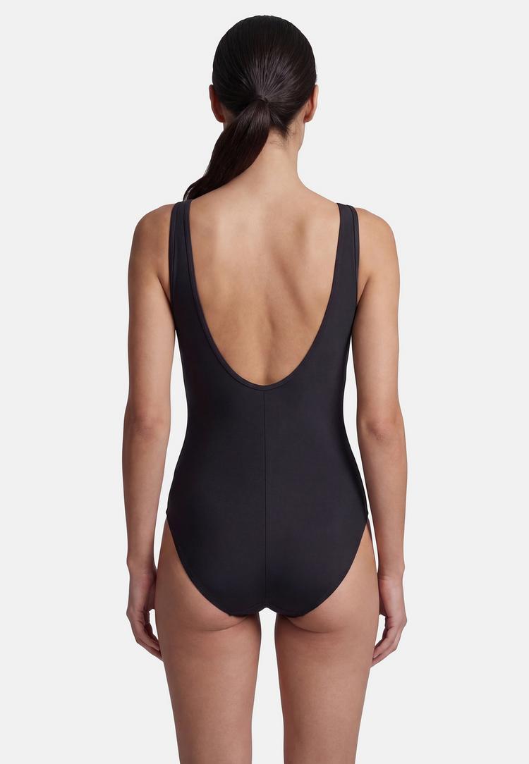 BECO BEERMANN BECO BEERMANN Flower Lines Badeanzug Damen - wei&szlig;-schwarz - 3 | SportScheck