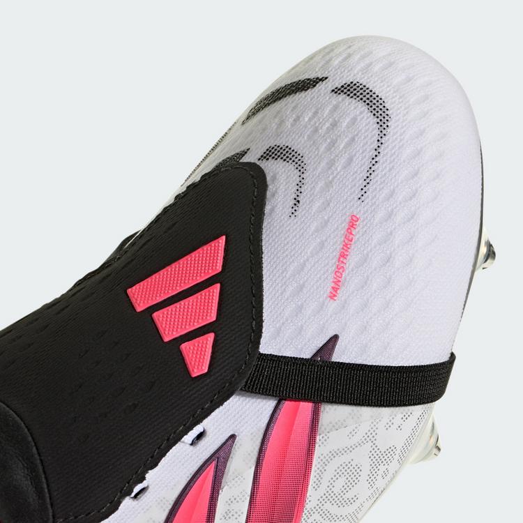adidas adidas Predator Pro Fu&szlig;ballschuh, weiche Fu&szlig;ballschuhe - Cloud White / Solar Turbo / Core Black - 5 | SportScheck