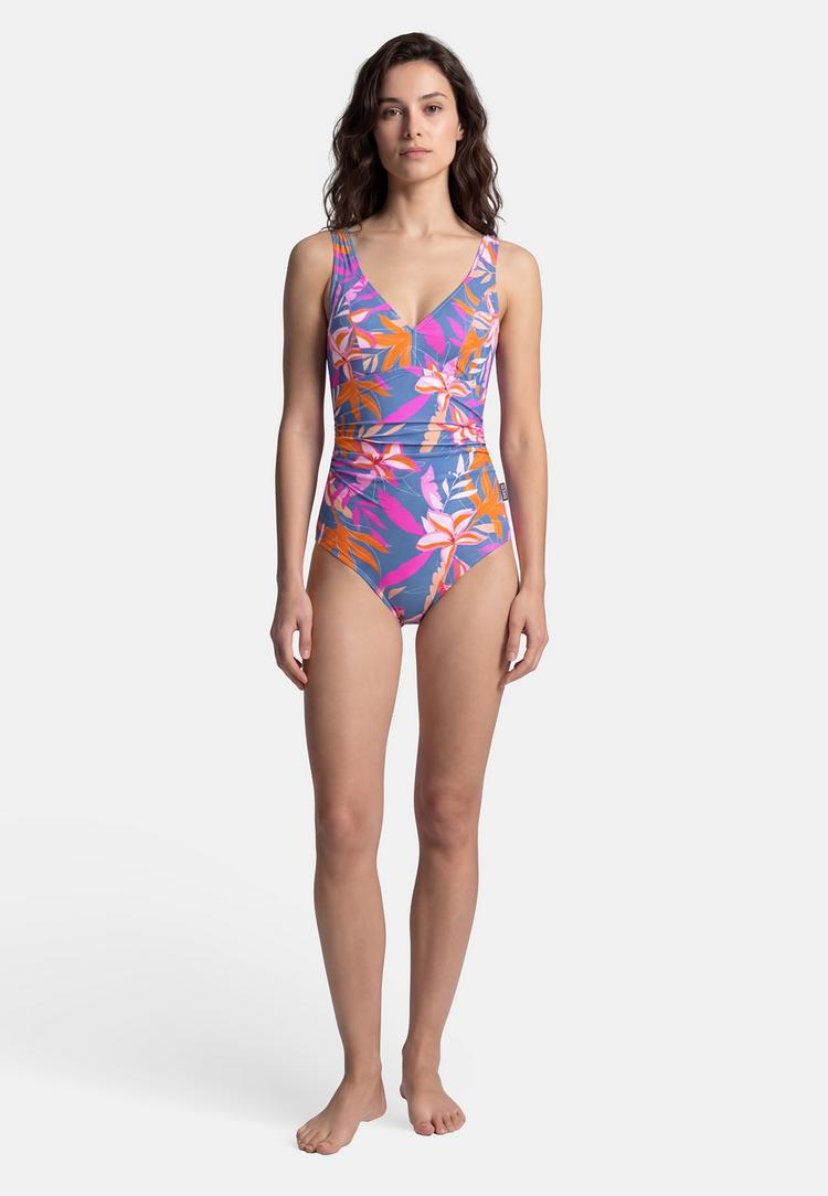 BECO BEERMANN BECO BEERMANN Tropical Flowers Badeanzug Damen - blau-bunt - 1 | SportScheck