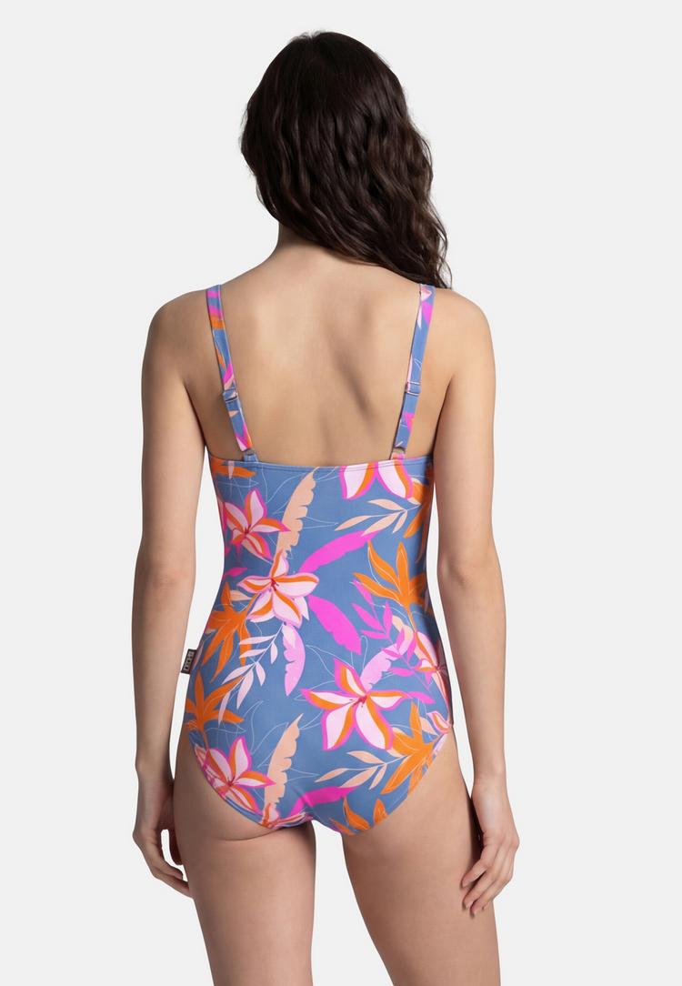 BECO BEERMANN BECO BEERMANN Tropical Flowers Badeanzug Damen - blau-bunt - 4 | SportScheck