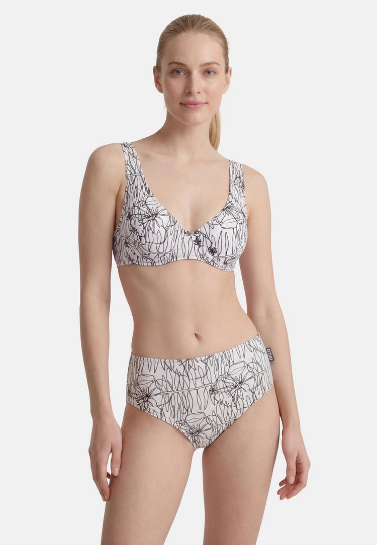BECO BEERMANN BECO BEERMANN Flower Lines Bikini Set Damen - wei&szlig; - 0 | SportScheck