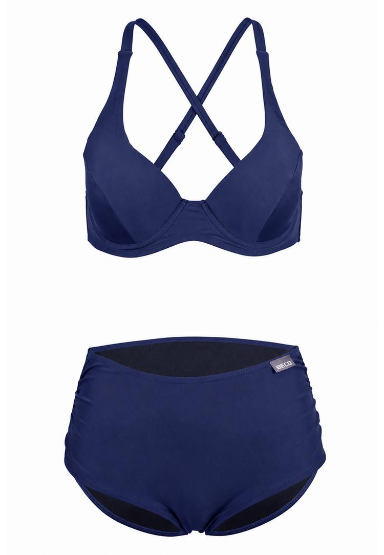 BECO BEERMANN BECO BEERMANN Colour Block Bikini Set Damen - marine - 0 | SportScheck