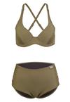 BECO BEERMANN Colour Block Bikini Set Damen - olive
