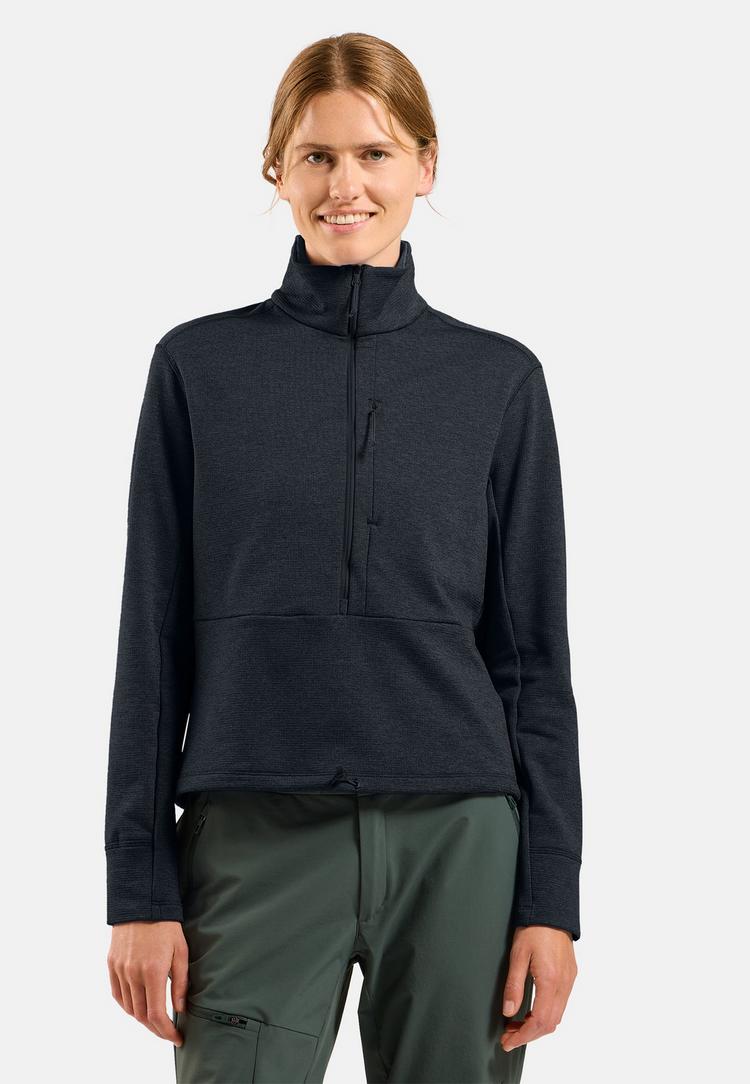Odlo Odlo Fleecepullover Damen - black melange(60008) - 0 | SportScheck