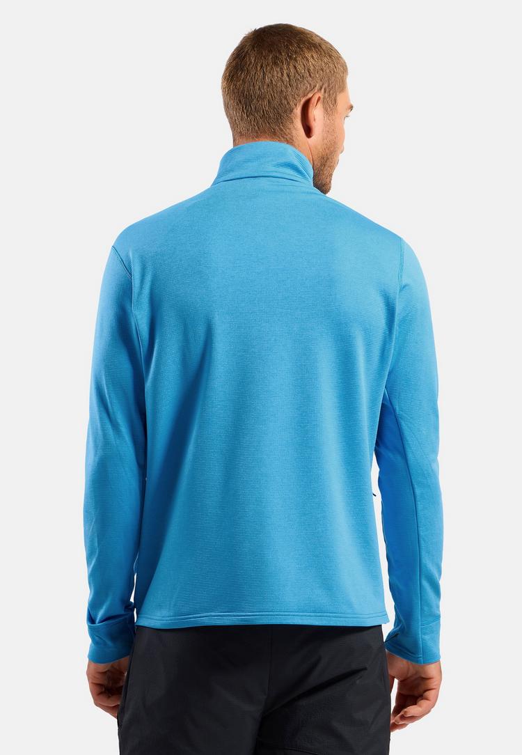 Odlo Odlo Grid Fleece Mid Layer Full-Zip Fleecejacke Herren - Azure Blue(20418) - 1 | SportScheck