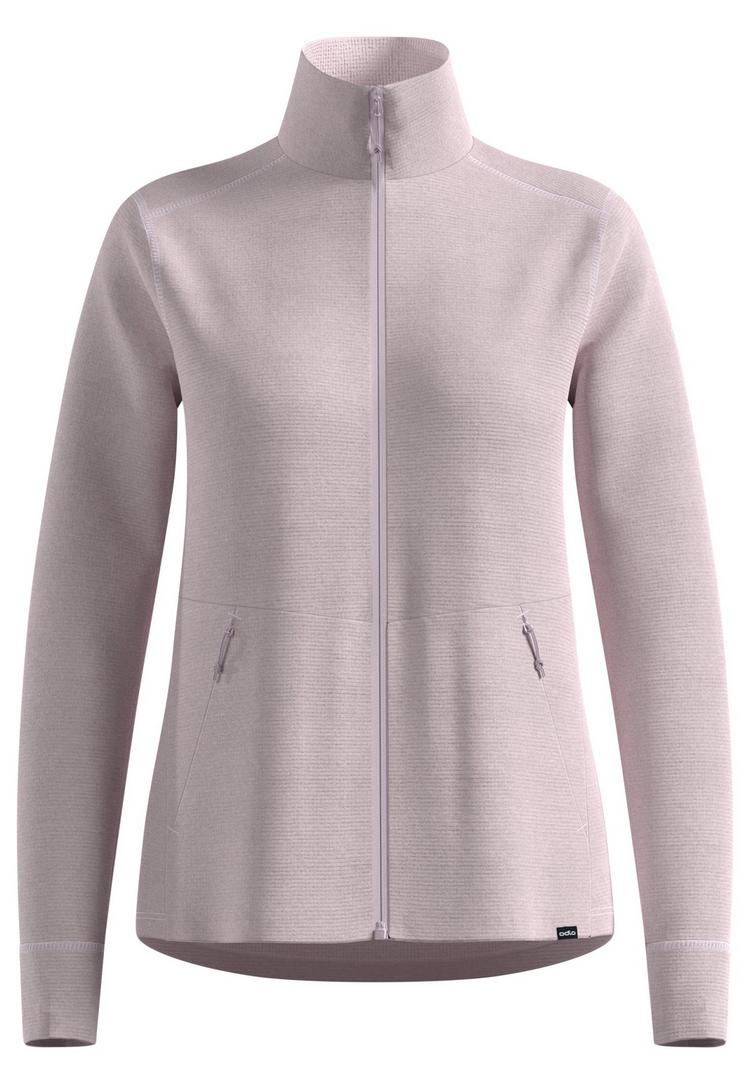 Odlo Odlo Grid Fleece Mid Layer Full-Zip Fleecejacke Damen - orchid ice(31800) - 0 | SportScheck