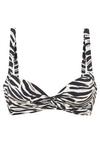 Lascana Bustier-Bikini-Top Bikini Oberteil Damen - creme-schwarz