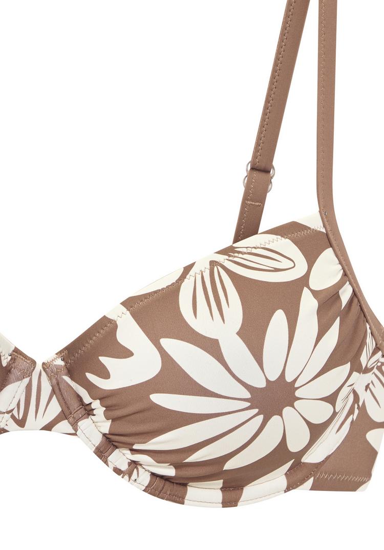 FRENCH CONNECTION FRENCH CONNECTION B&uuml;gel-Bikini Bikini Set Damen - braun-creme - 0 | SportScheck