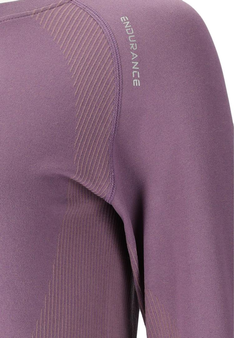 Endurance Endurance Halen Langarmshirt Damen - 4419 Moonscape - 0 | SportScheck