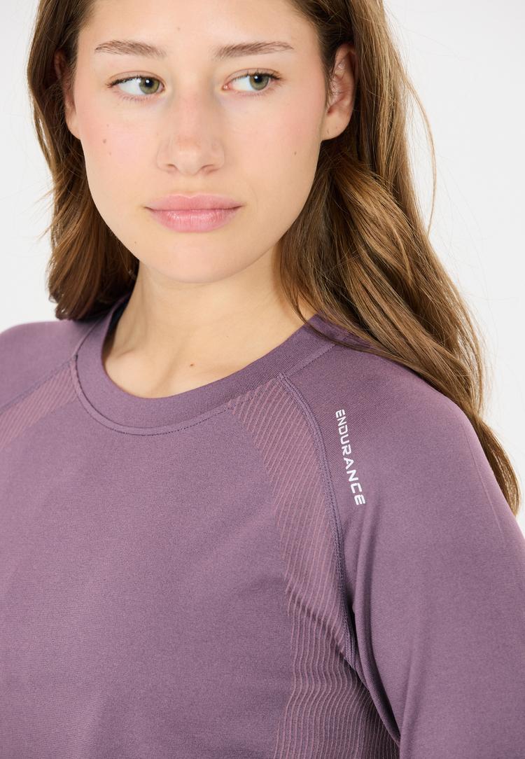 Endurance Endurance Halen Langarmshirt Damen - 4419 Moonscape - 1 | SportScheck