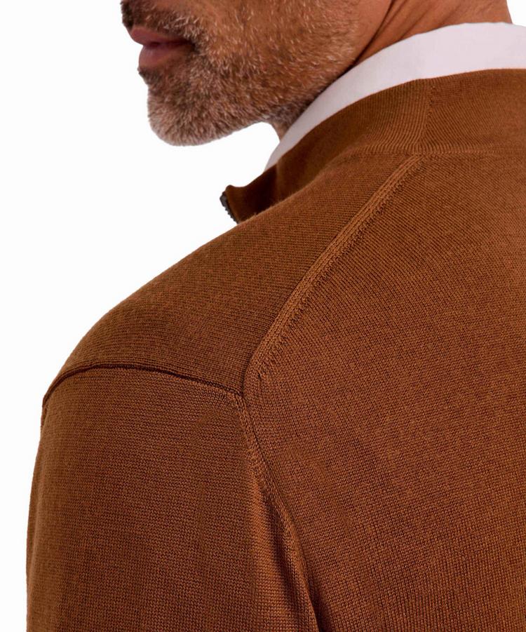 Falke Falke Merino X-Fine Zip Jacket Jacke Herren - brown (5100) - 3 | SportScheck