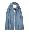 Falke Pure Cashmere Ribbed Scarf u Schal - cloud mel. (6027)