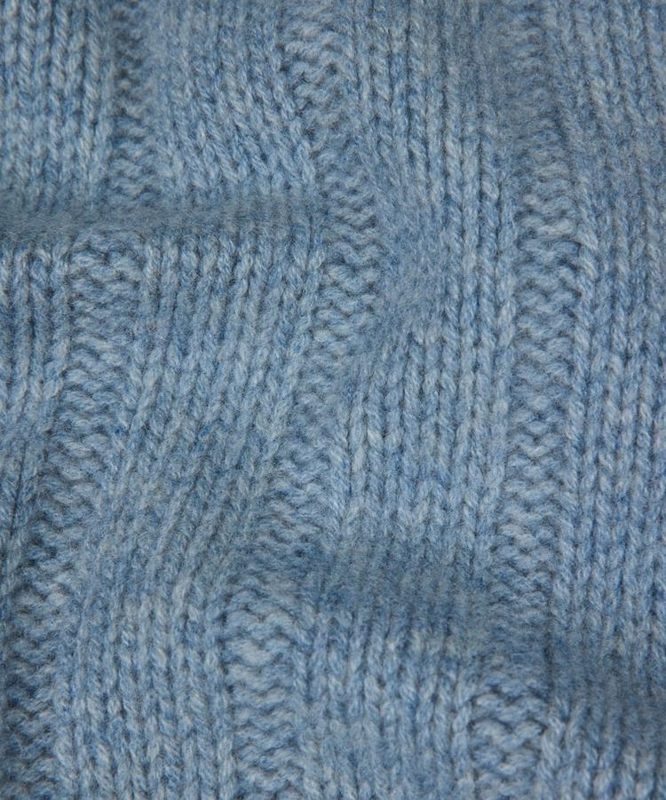 Falke Falke Pure Cashmere Ribbed Scarf u Schal - cloud mel. (6027) - 1 | SportScheck