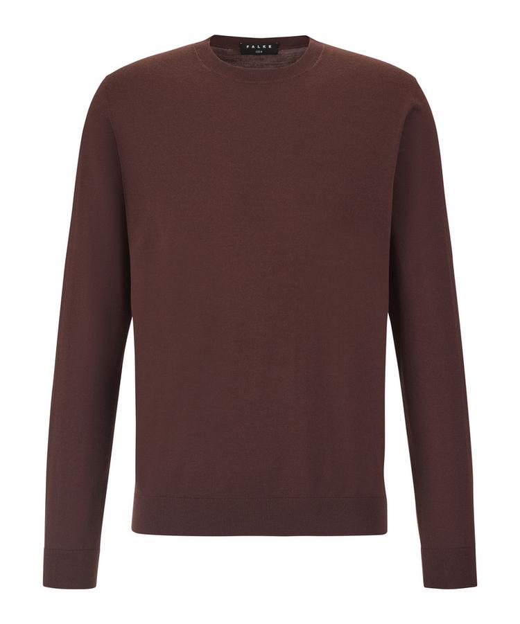 Falke Falke Merino Ultrafine Crew Neck Strickpullover Herren - dark choco (5162) - 0 | SportScheck