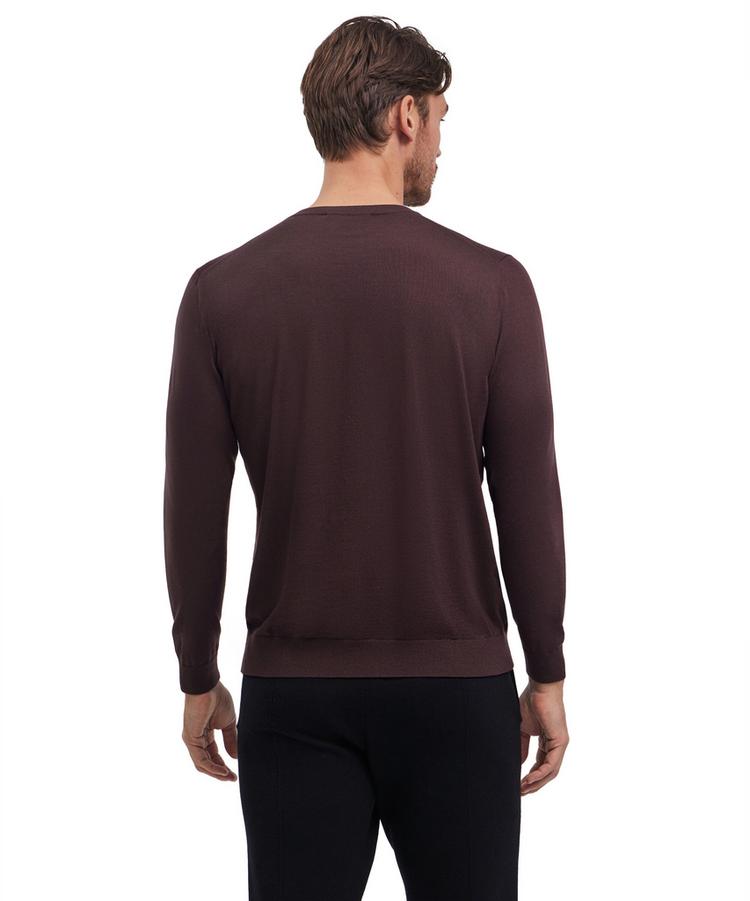 Falke Falke Merino Ultrafine Crew Neck Strickpullover Herren - dark choco (5162) - 0 | SportScheck