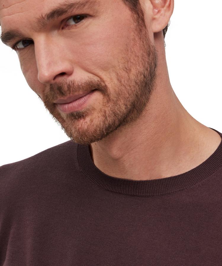 Falke Falke Merino Ultrafine Crew Neck Strickpullover Herren - dark choco (5162) - 2 | SportScheck