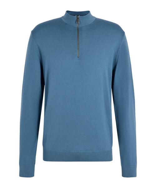 Falke Merino X-Fine Half-Zip Strickpullover Herren