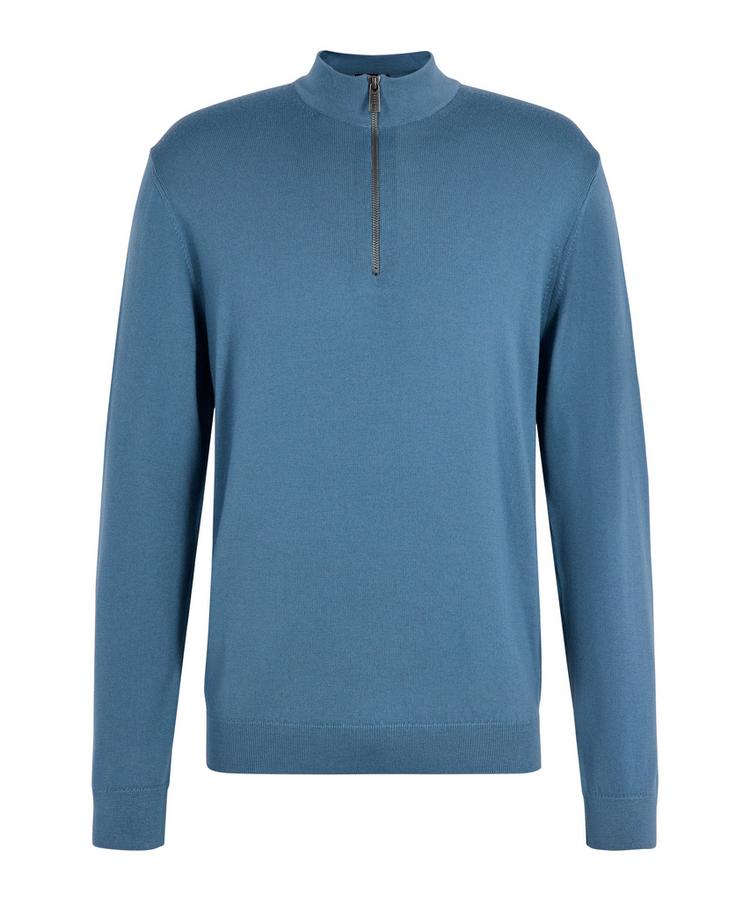 Falke Falke Merino X-Fine Half-Zip Strickpullover Herren - cypress (7673) - 0 | SportScheck