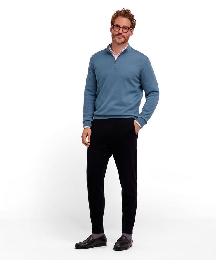 Falke Falke Merino X-Fine Half-Zip Strickpullover Herren - cypress (7673) - 1 | SportScheck